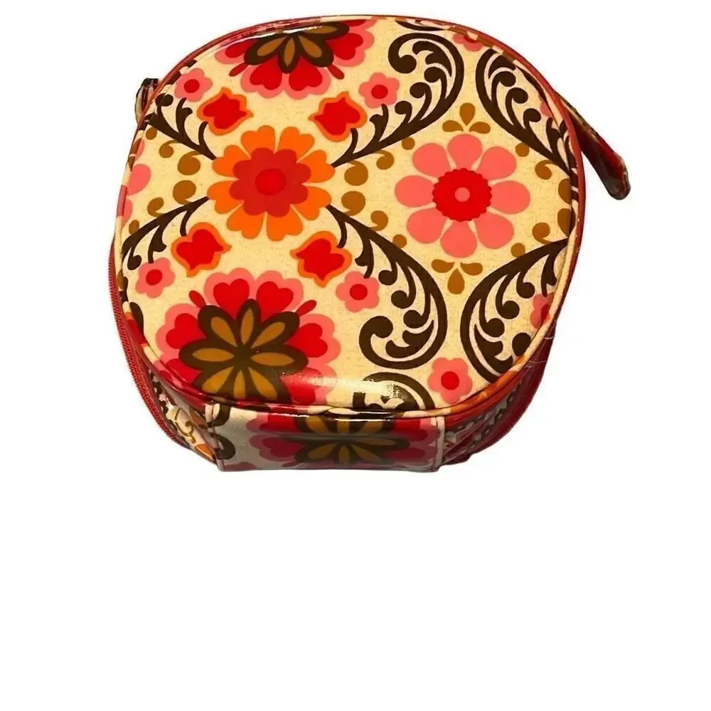 Vera Bradley hat box cosmetic bag